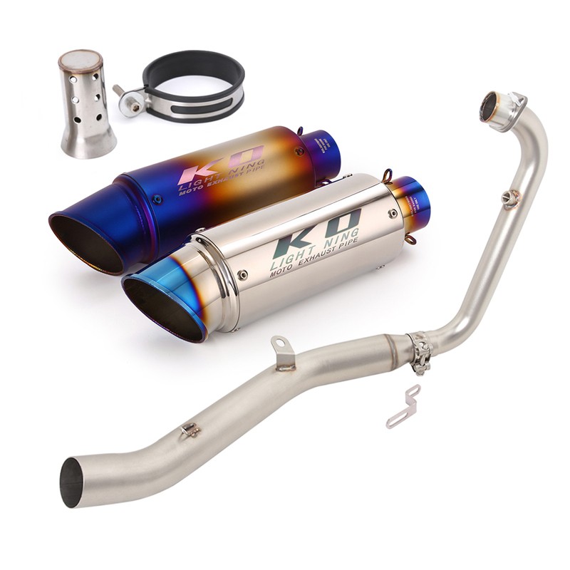 For Lifan KP-Mini 150 2015-2025 Full Exhaust System Front Link Pipe Muffler Tips