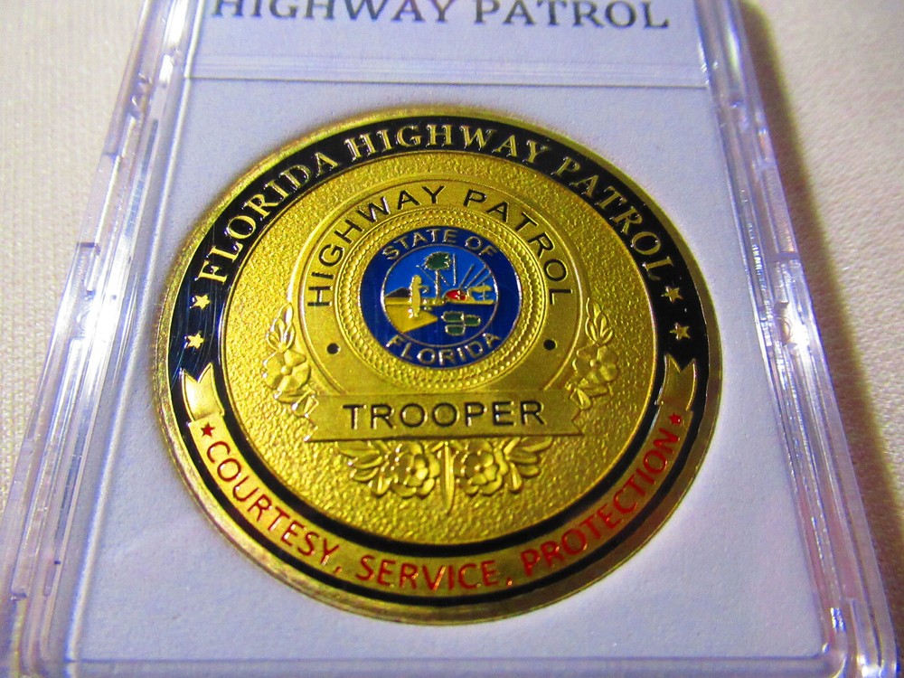 FLORIDA HIGHWAY PATROL Challenge Coin