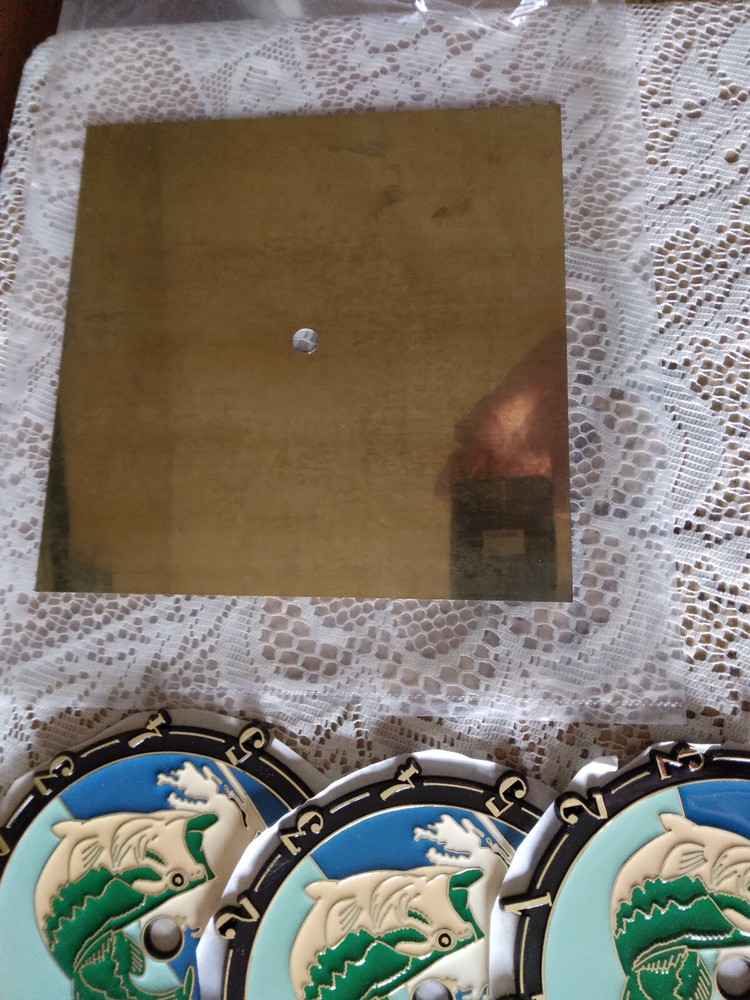 3 Plastic & One Metal Clock Fish Face / Dial Ramar Ind Inc. +