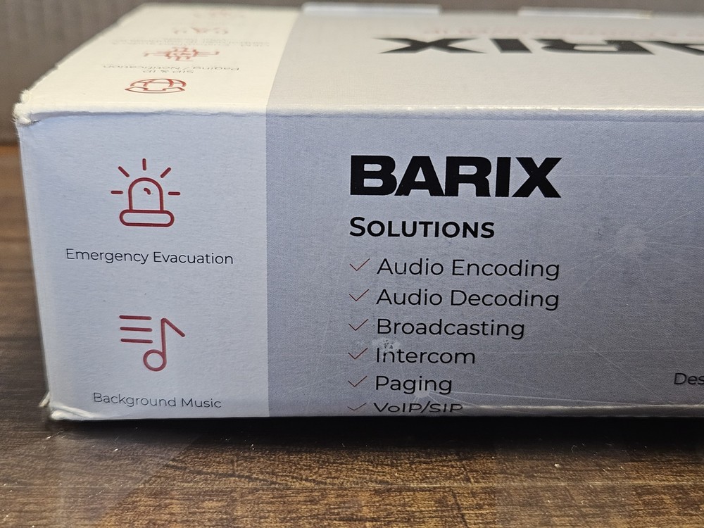Barix BaViDi Video Display Controller Device Hdmi MPV500 Exstreamer Broadcasting