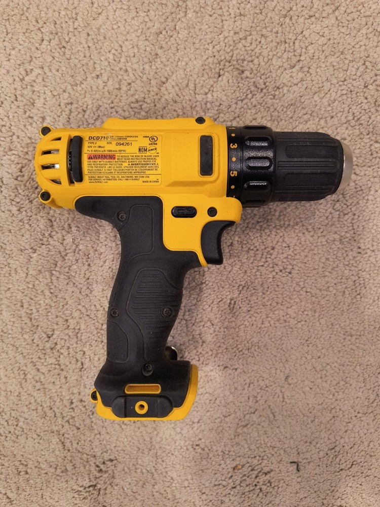 DeWalt DCD710 12V MAX 3/8" Drill/Driver (Bare Tool)