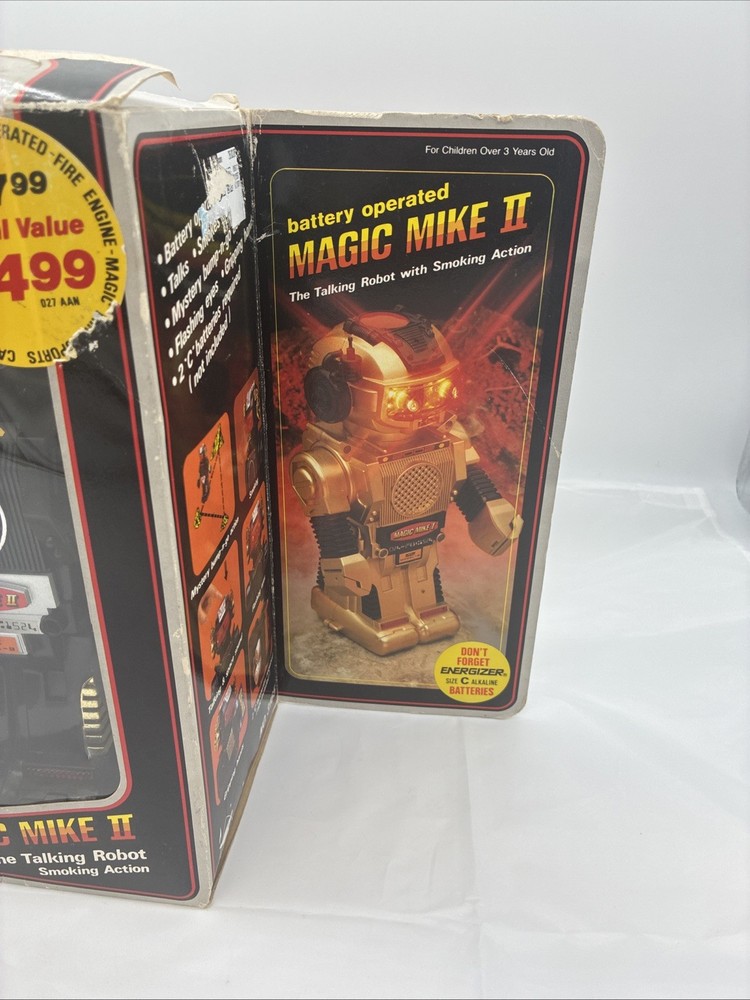 1983 Vintage Magic Mike II Talking Robot #3165 Working