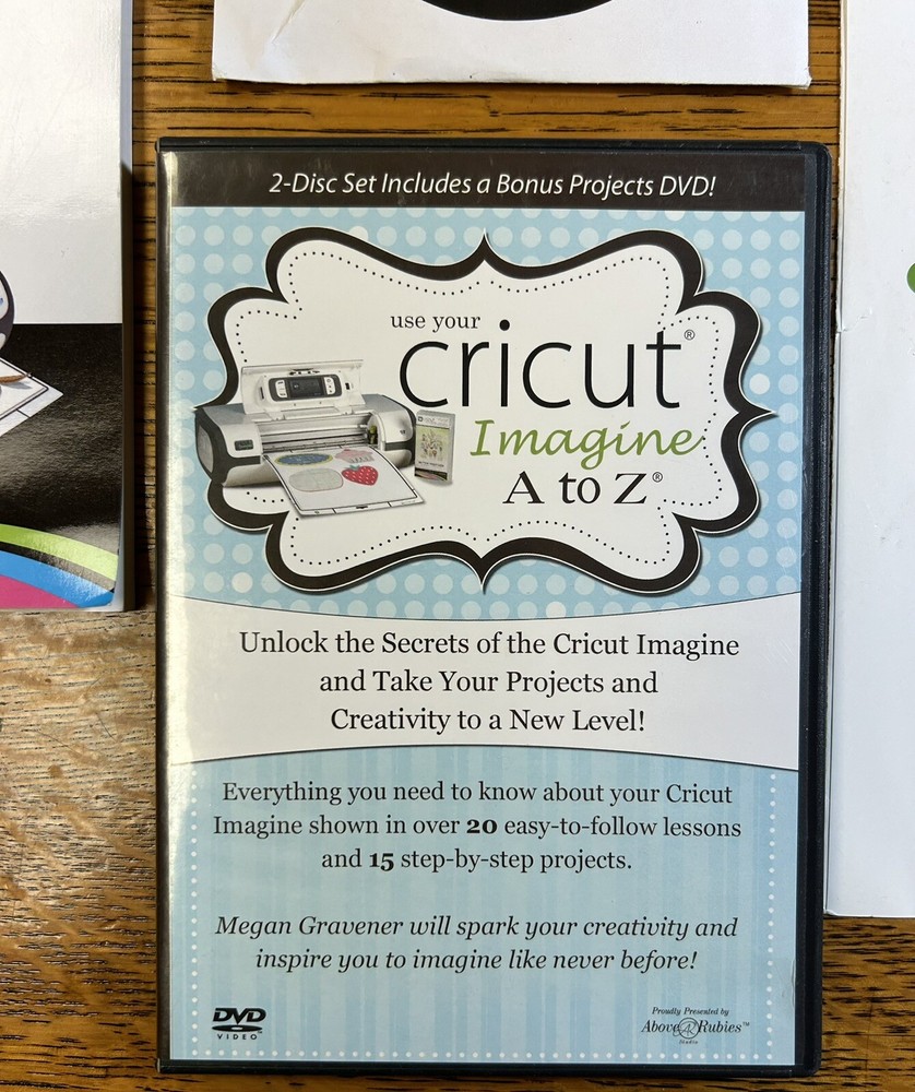 Cricut Imagine User Manual, Quick Start Guide, DVD
