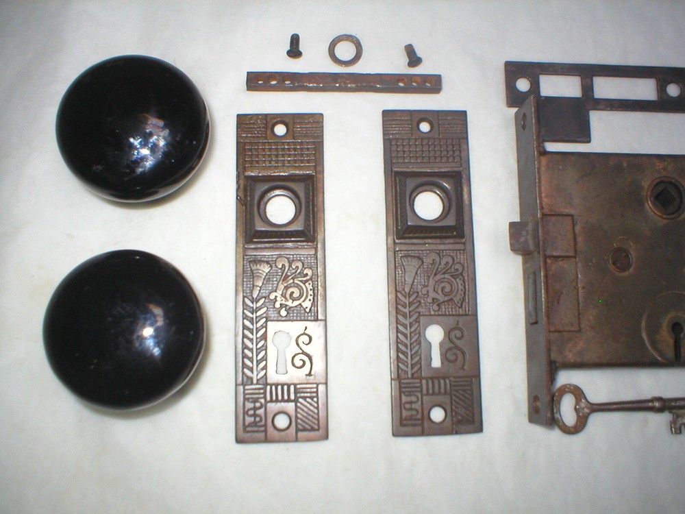 Antique Victorian Era Door Hardware