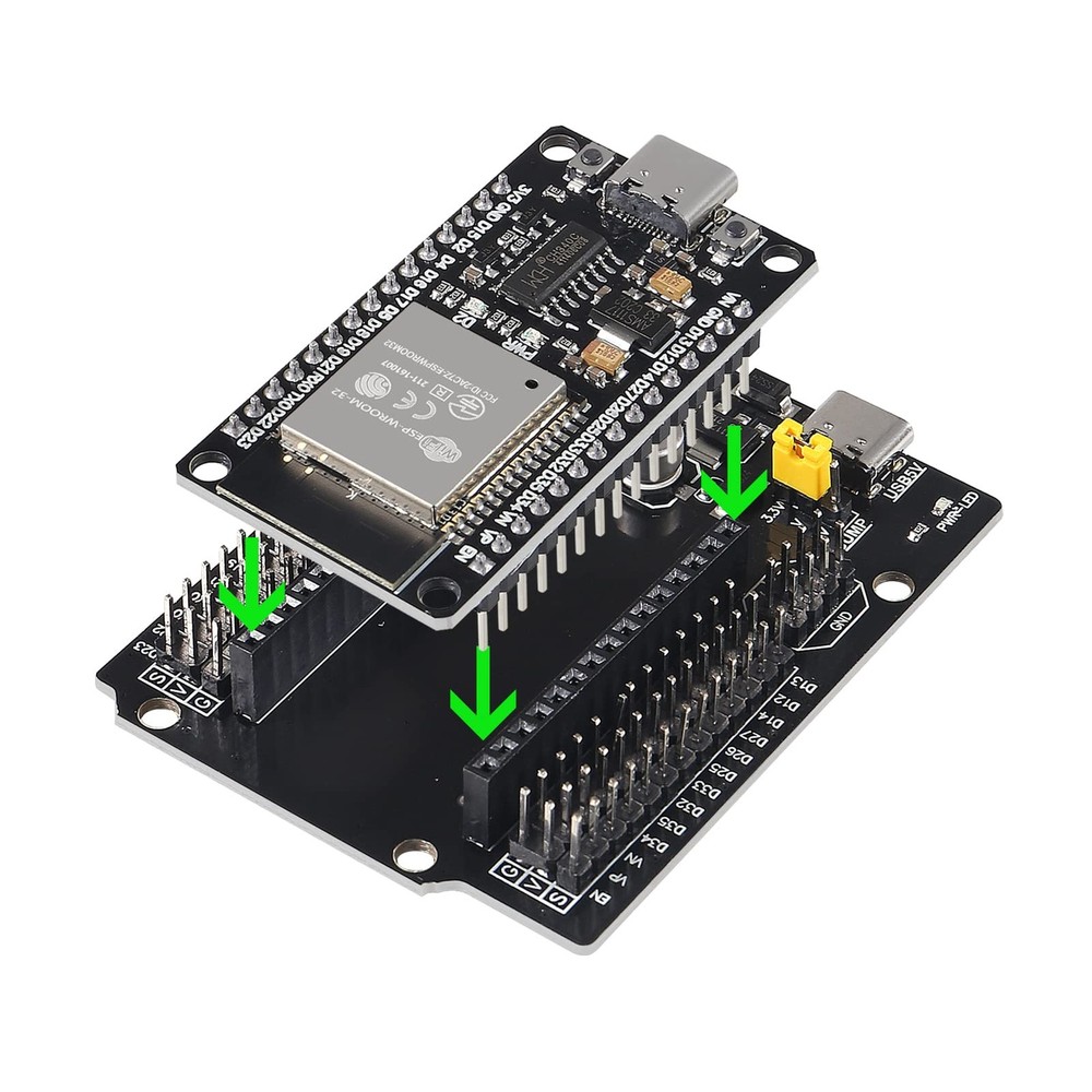 2 Sets ESP-WROOM-32 ESP32 ESP-32S Type-C USB Development Board Type-C USB CH3...