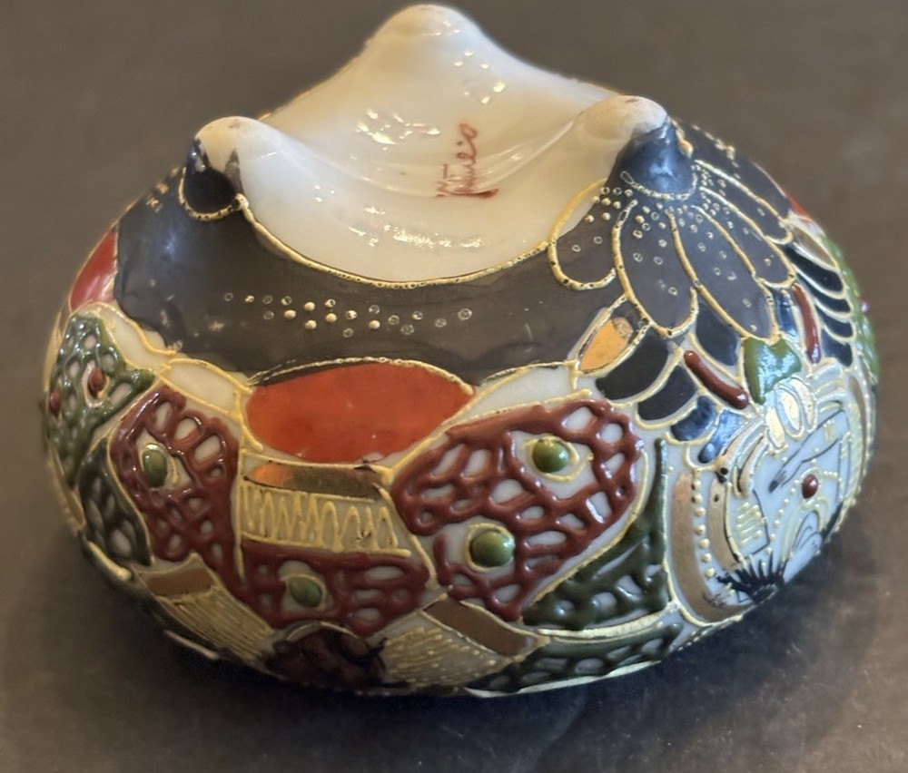 Vtg Satsuma Style Incense Burner