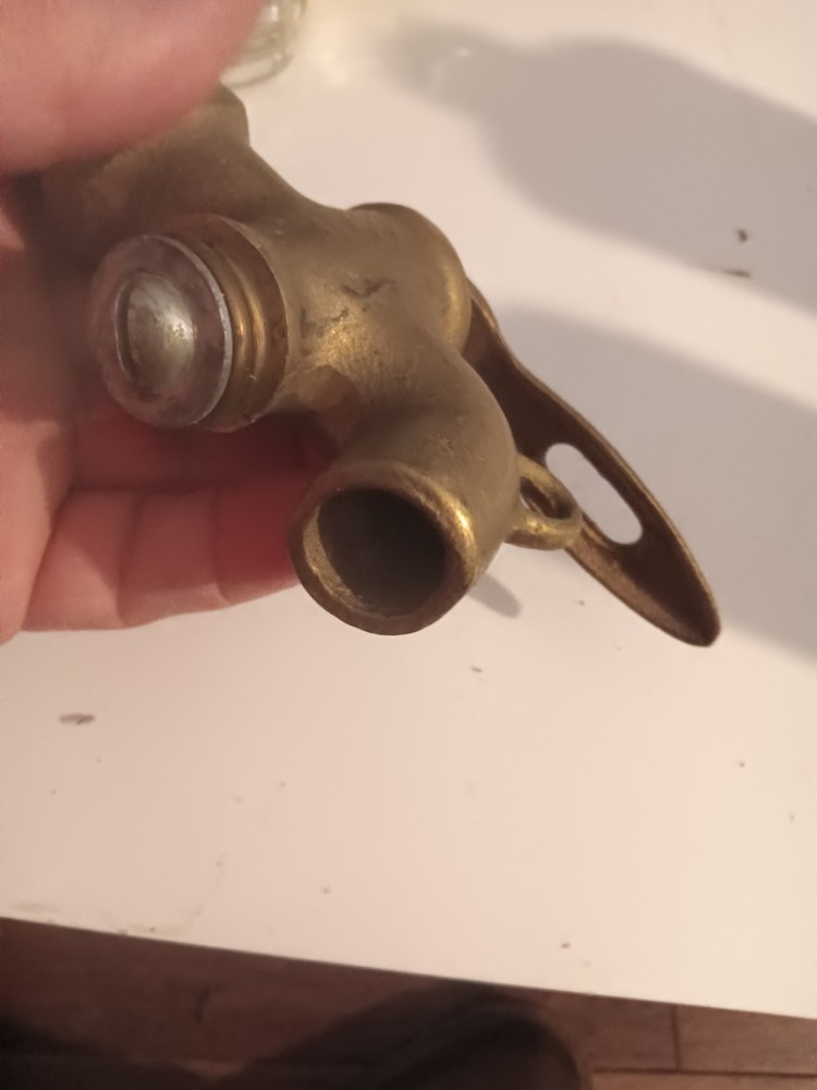 Vintage Solid Brass Heavy Duty Industrial Spigot Steampunk