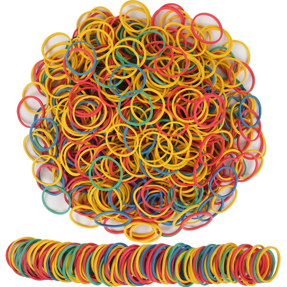 Multicolor Rubber Bands size #10 Small Elastic Stretchable set 750P