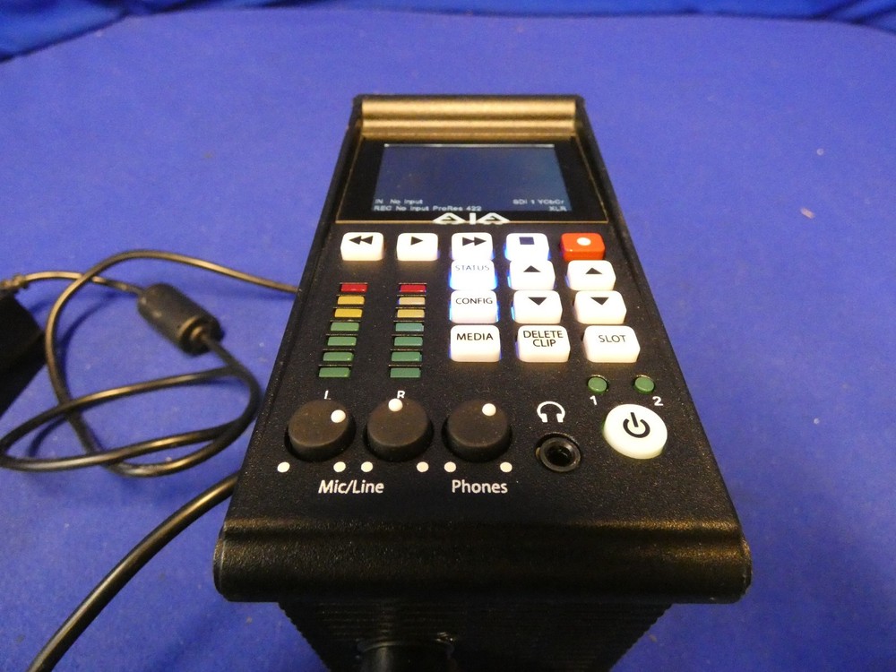 AJA Ki Pro Quad Solid State 4K Recorder w/4-Pin AJA External Power Supply