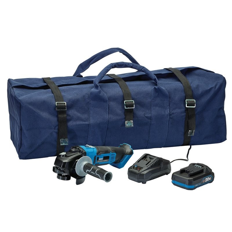 Draper  20V Cordless Angle Grinder Kit, 115mm 93668