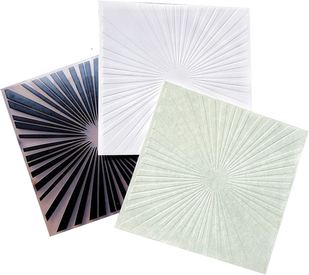 Rays of Light Embossing Folders for Card Making Sunshine Rays Embossing Folder f
