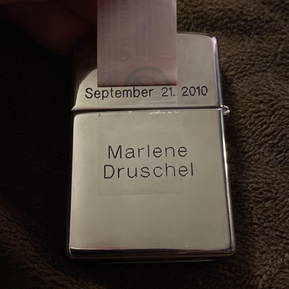 2010 Zippo Plant Visitation Zippo Lighter, Unfired, Personalized