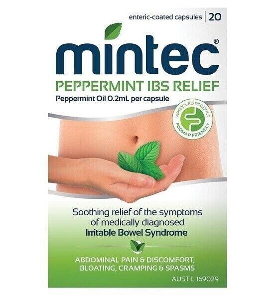 Mintec Peppermint IBS Relief 20 Capsules