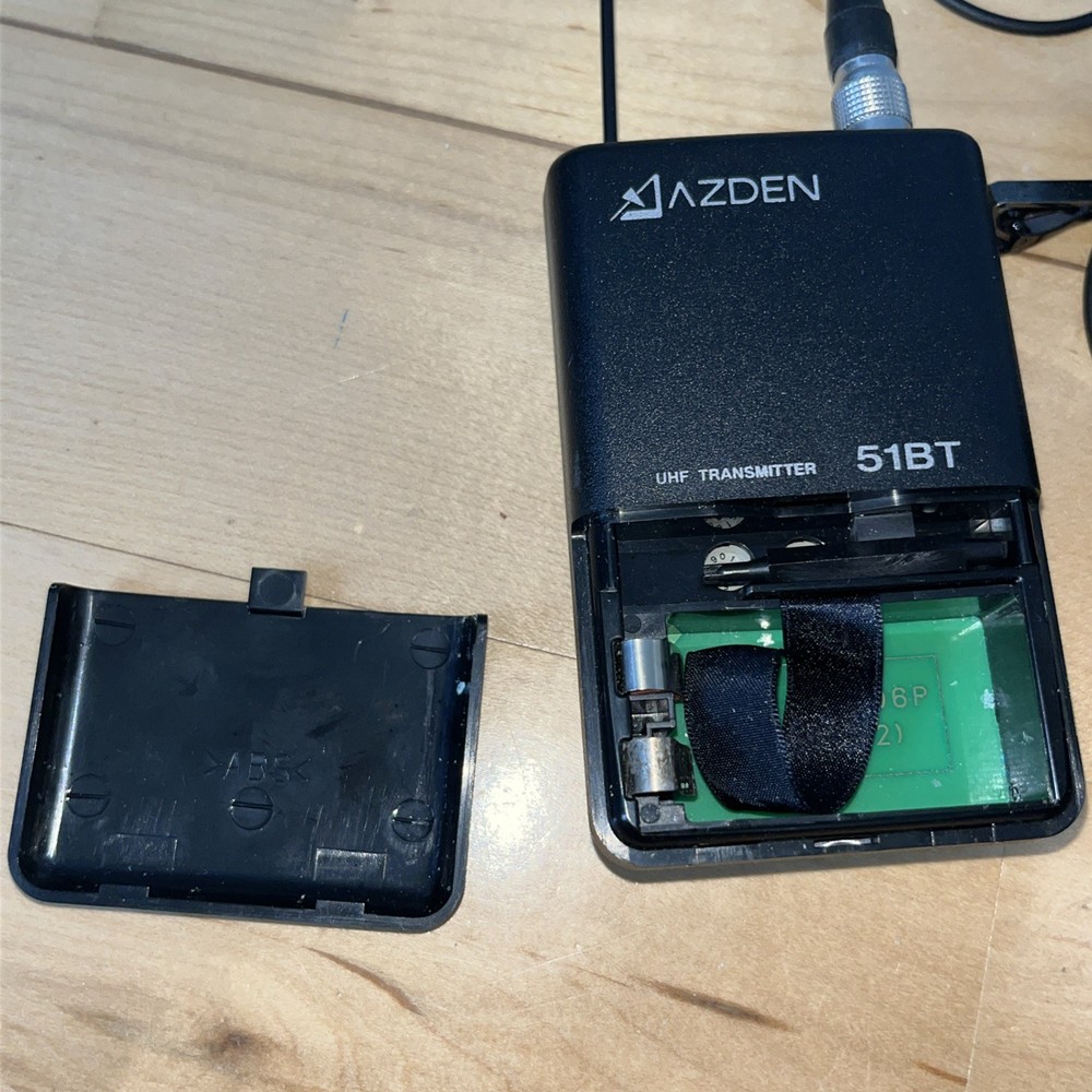 Azden 500UDR UHF True Diversity Receiver & 51BT Transmitter : Untested