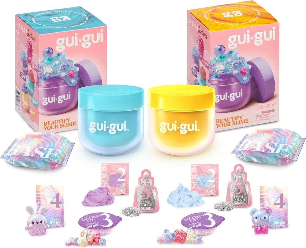 Engaging Slime Kit: DIY Butter & Cloud Scented Slime - 2-Pack Charm Bundle