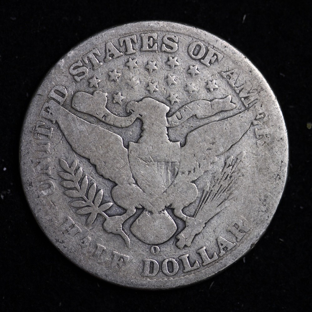 1908-O Barber Silver Half Dollar BO60
