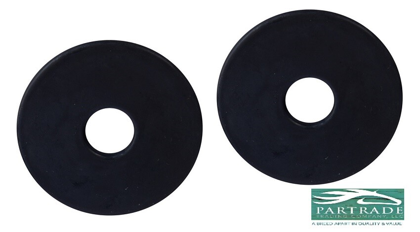 Rubber Bit Guards 3-1/2" Diameter Black Soft Rubber by Partrade New