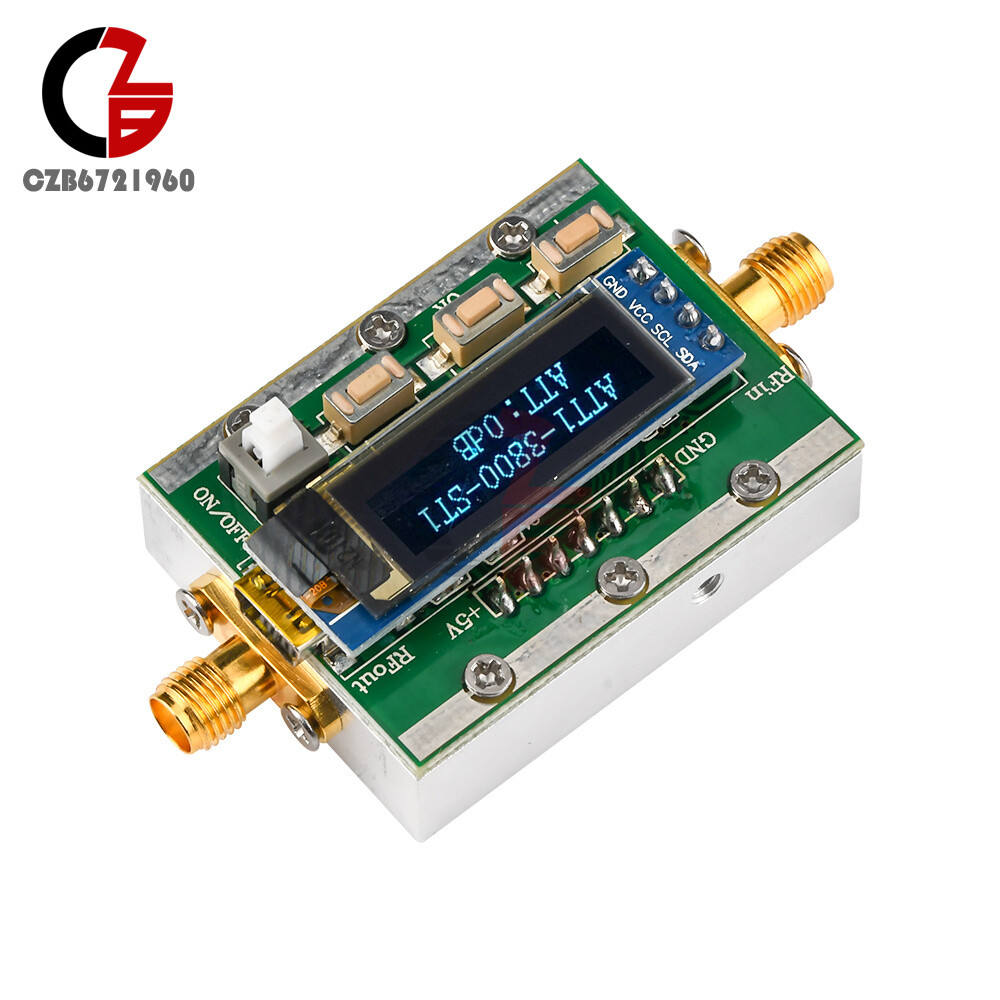 Professional 1Mhz-3800Mhz Digital Programmable RF Attenuator Control 0-31dB