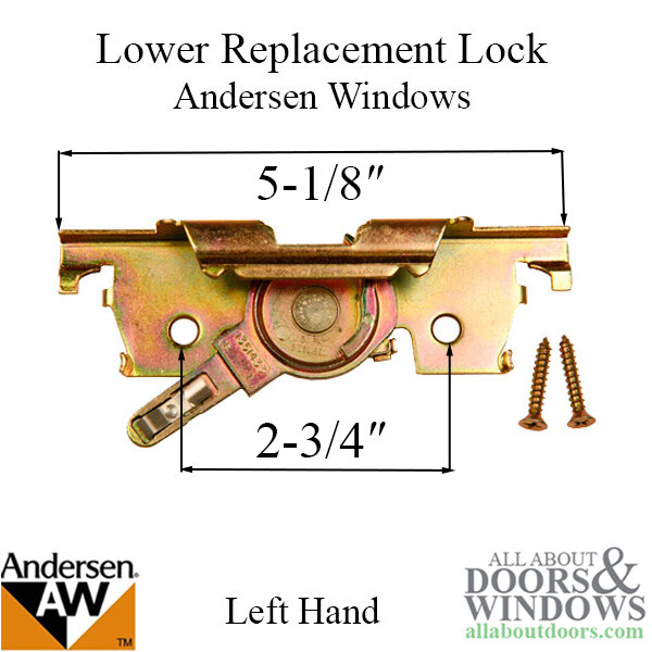 Andersen Window Lock For Casement Windows Left Hand Lower Window Lock
