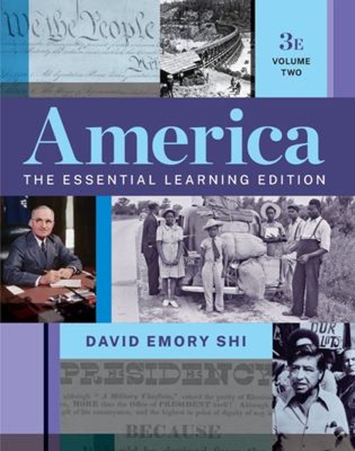 America : The Essential Learning Edition Ringbound David E. Shi