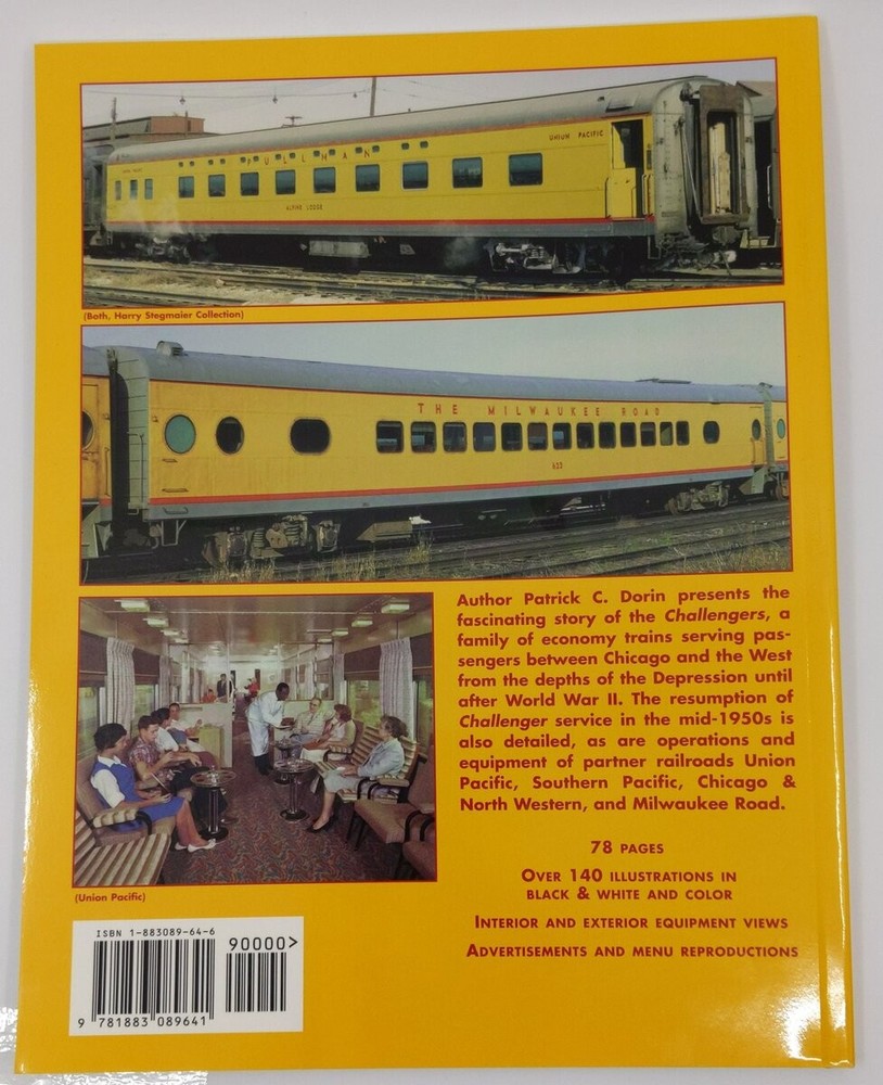 Union Pacific's Challenger Paperback Book By Patrick C. Dorin EX