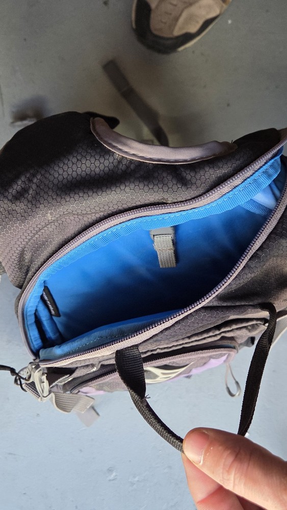 Osprey Viper 3 Hydration Backpack Fits 2.5L Bladder Gray Blue Lets Hike