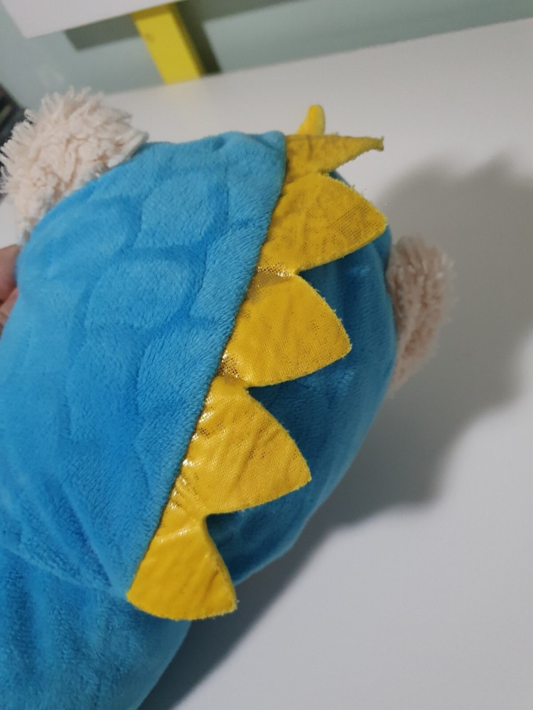 TEDDY BEAR DRESSED AS A DINOSAUR VALENTINES DAY BEAR 40CM