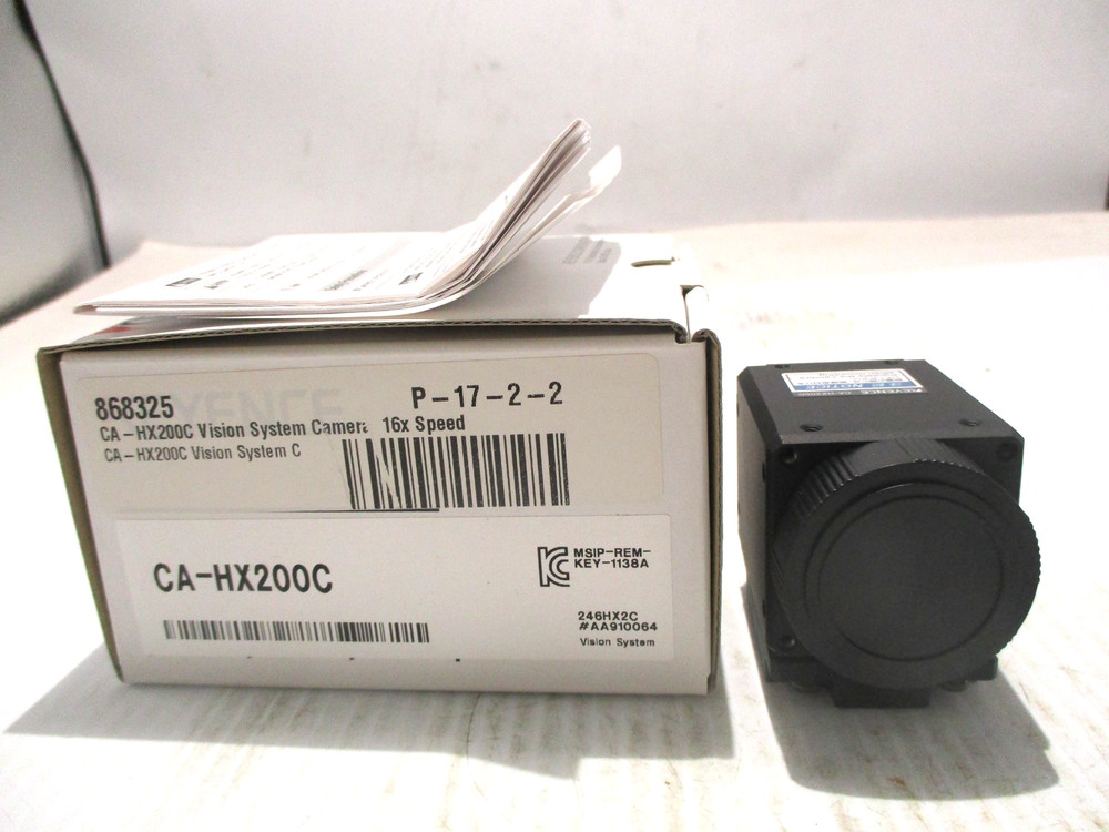 NEW KEYENCE CA-HX200C VISION SYSTEM CAMERA 16X SPEED