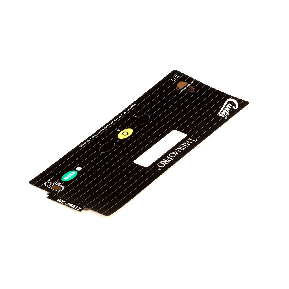 Wilbur Curtis Label, Ucm Panel 1-Batch Optio WC-39417 - Genuine OEM Replacement