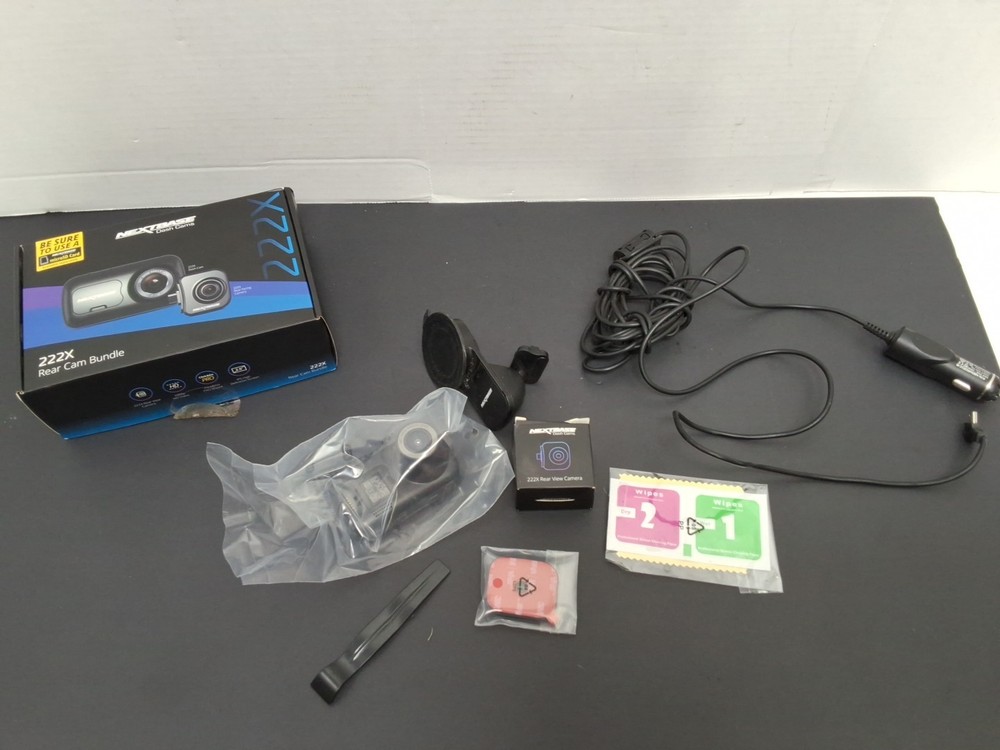 NextBase 222X Dash Cam Rear Cam Bundle- USED