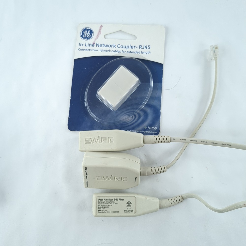 DSL Filter Bundle Pace & Network Coupler: (2)  LFT 4-1 & (1) LFT 4-1-GB & RJ45