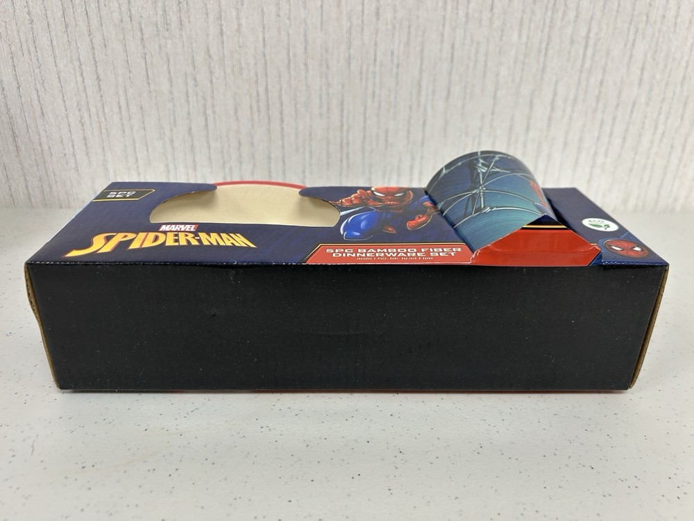 Marvel Spider-Man 5pc Bamboo Fiber Dinnerware Sets