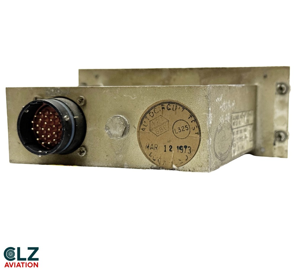 Lockheed L-1011 Tristar SE-DTC Humidity Control Cockpit Panel Dated 1973