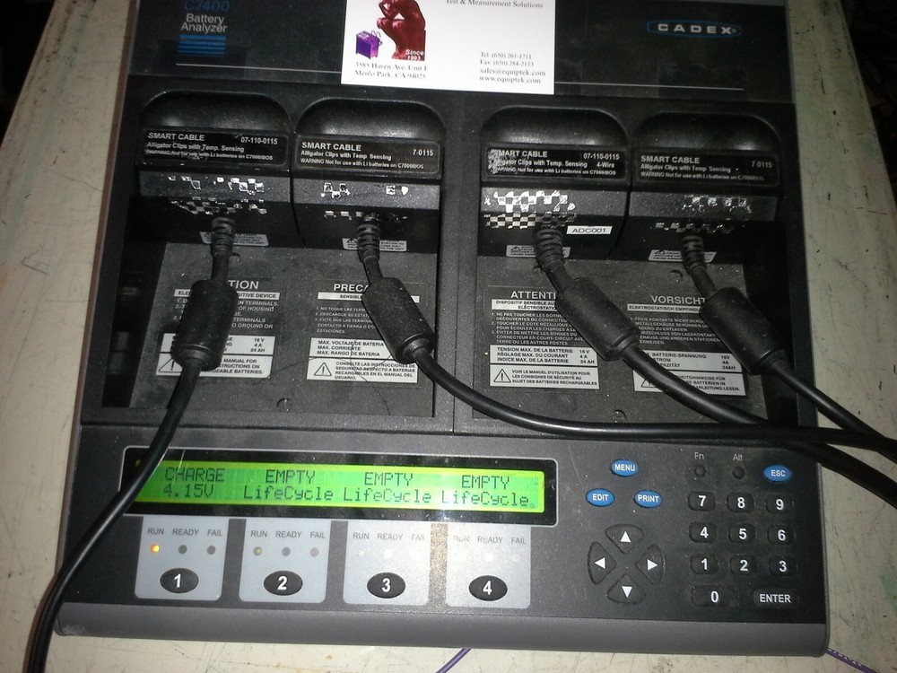 Li-ion & NiMh Battery Analyzer 220W TESTED Programmable Full Cycle Testing Cadex