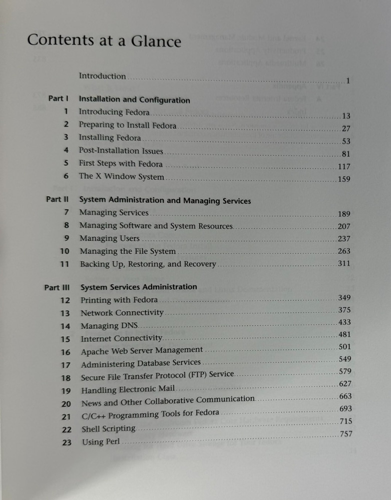 RED HAT LINUX FEDORA 3 Unleashed + Original Discs - Sams Publishing