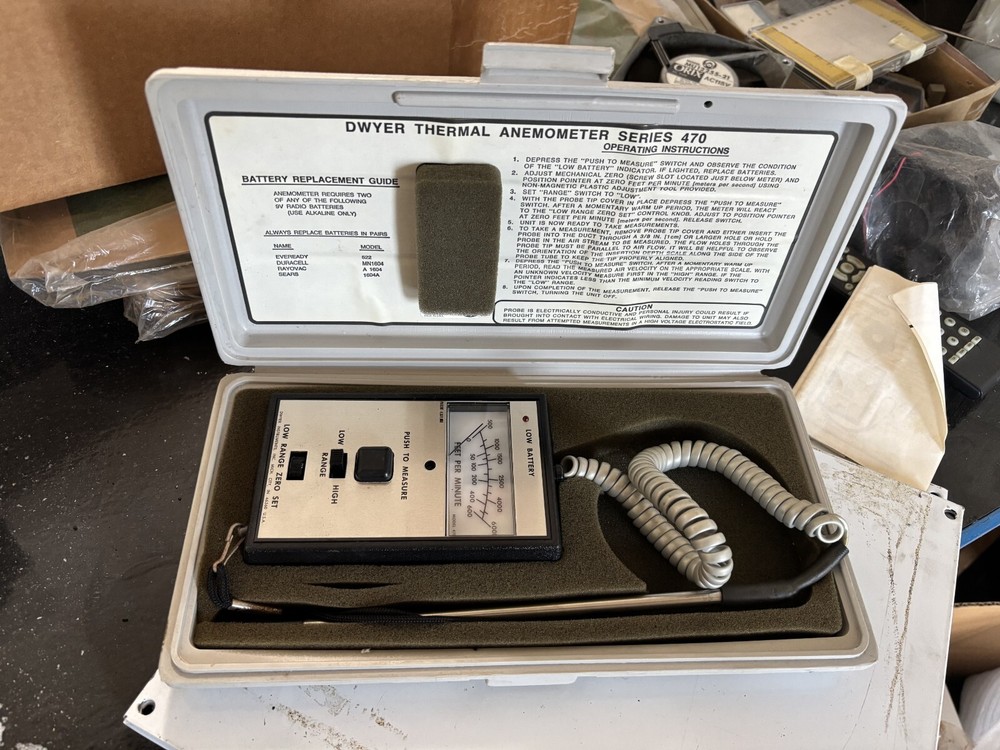 Dwyer Instruments Thermo-Anemometer Series 470
