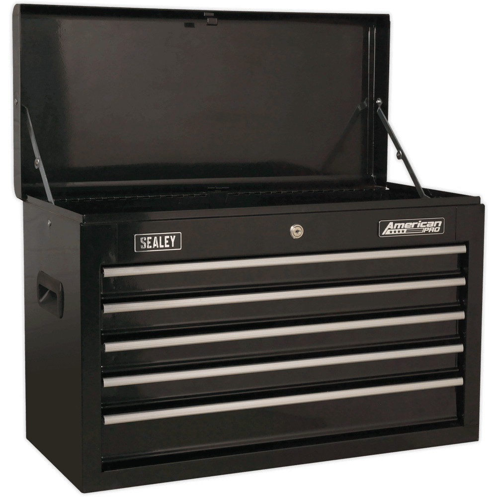 Sealey American Pro 5 Drawer Tool Chest Black