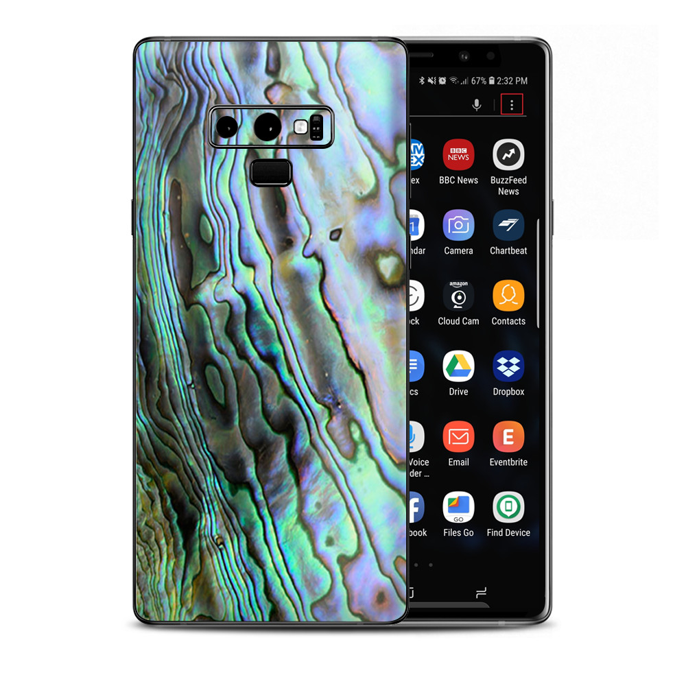 Skins Decal Wrap for Samsung Note 9 - Aged Used Rough Dirty Brick Wall Panel