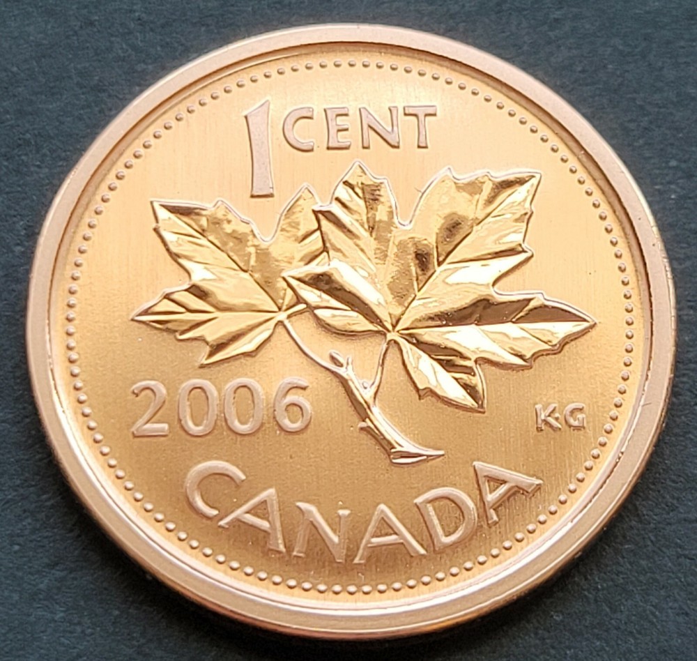***  CANADA  ONE  CENT  2006 P  ***  SPECIMEN  ***  MAGNETIC  ***