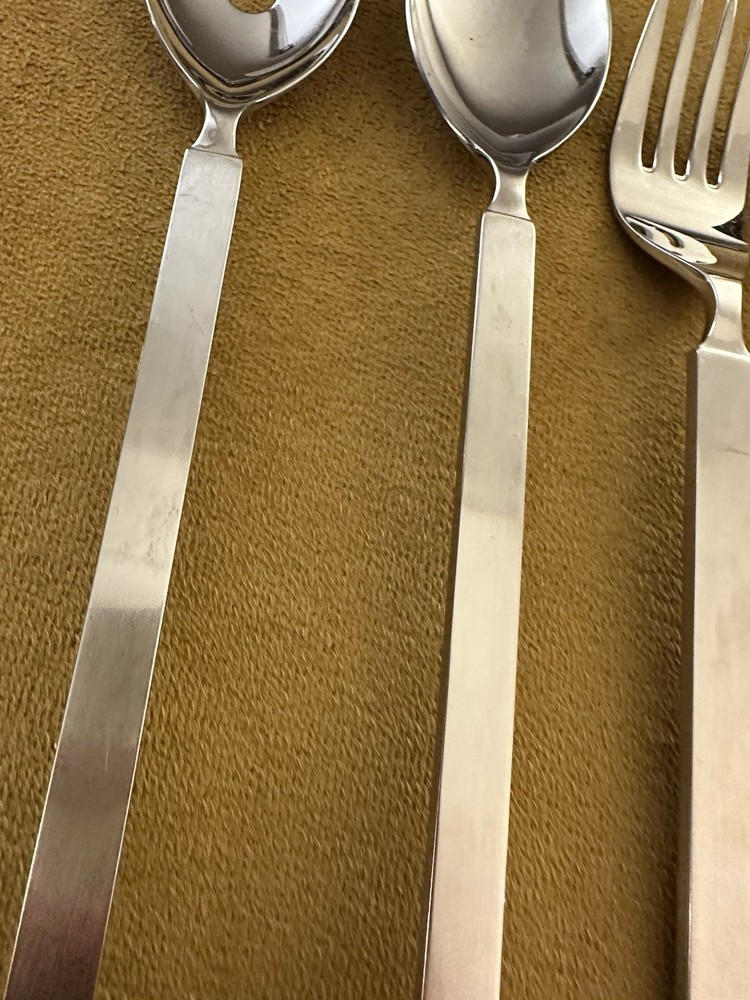Alessi Salad Serving Set + Serving Spoon & Fork