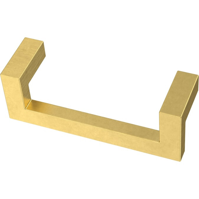 (5 Pack) 3 inch Square Mod Pull Bayview Brass