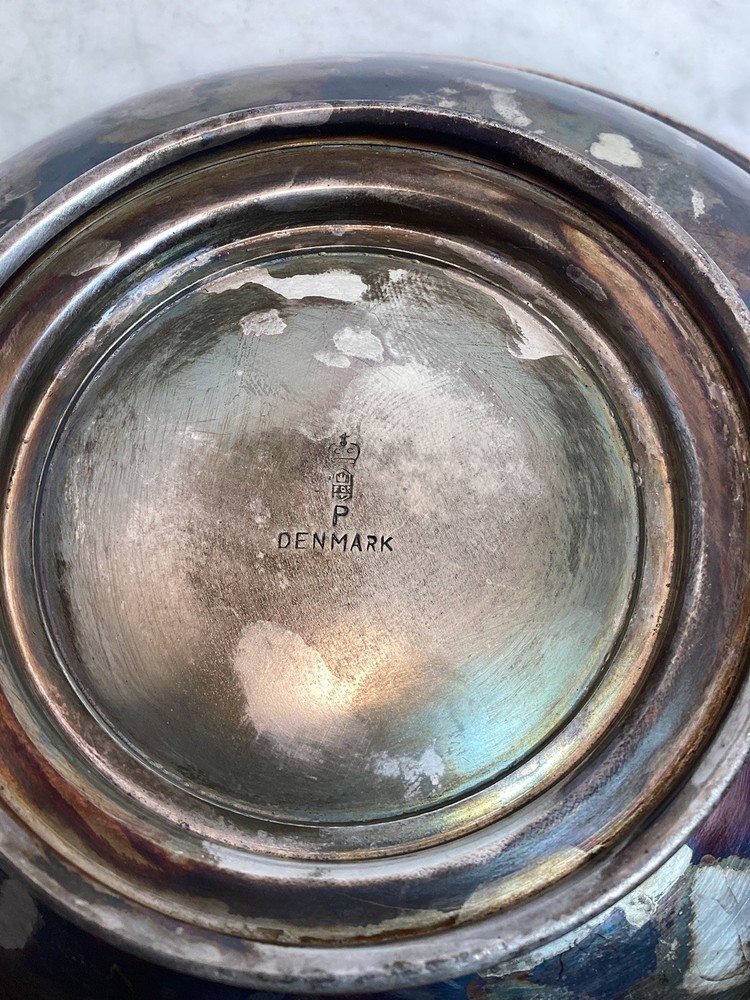 Vintage Danish Silver Plated Bowl Denmark