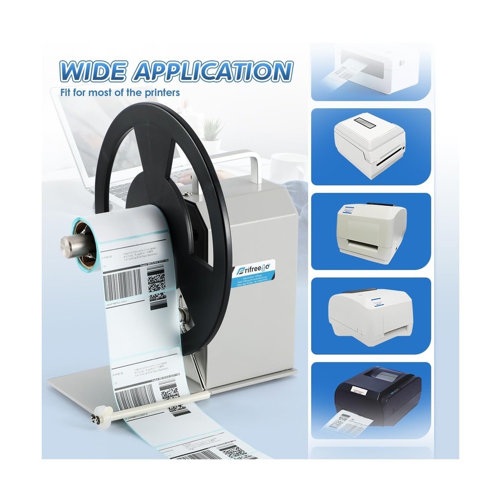 Automatic Label Rewinder, Speed-Adjustable Sticker Rewinder, Bidirectional La...