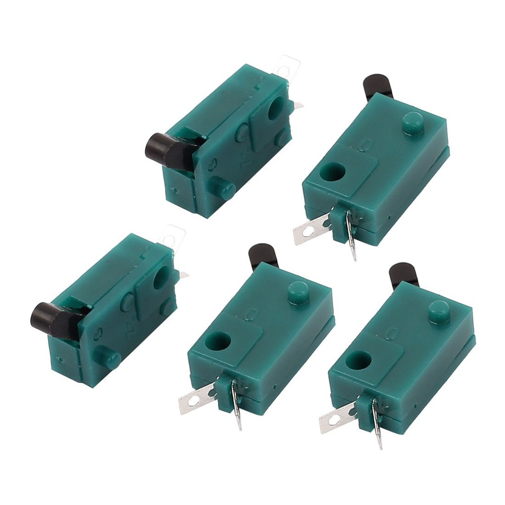 5 Pc DC 50V 1A SPST Momentary Micro Miniature Switch Green for Camera