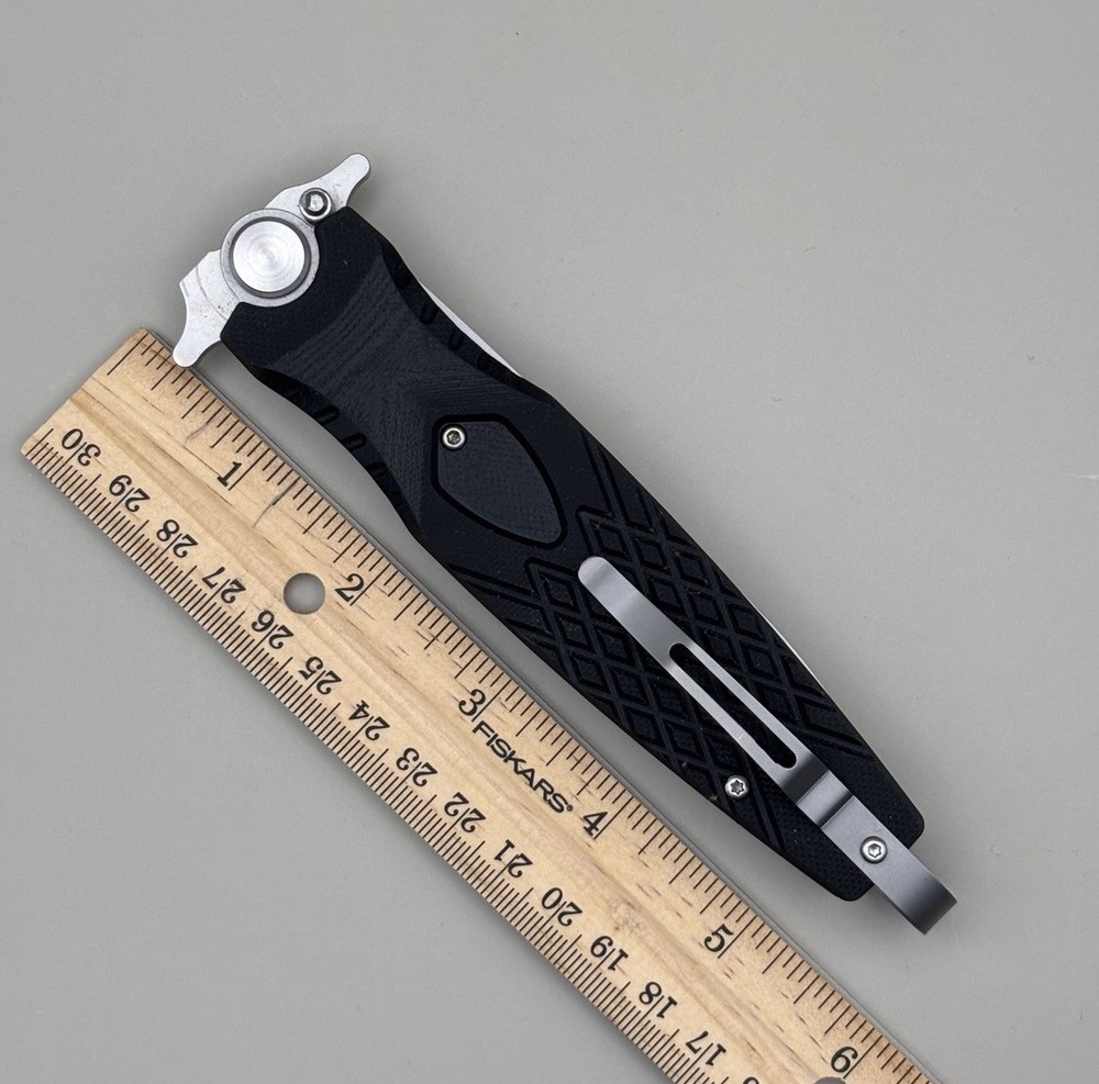 Folding Knife 4.5in D2 Blade G10 Handle Survival EDC