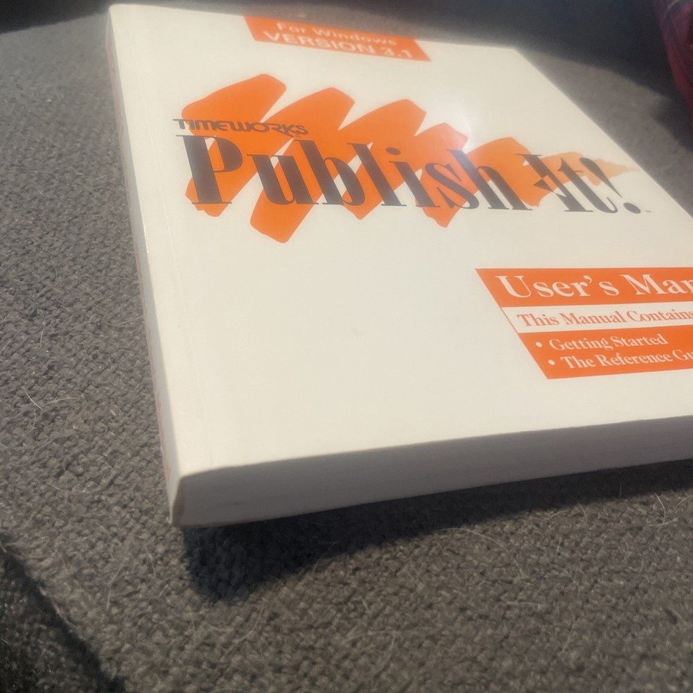 Timeworks Publish-It for Windows 3.1 - User Manual and Reference Guide VTG