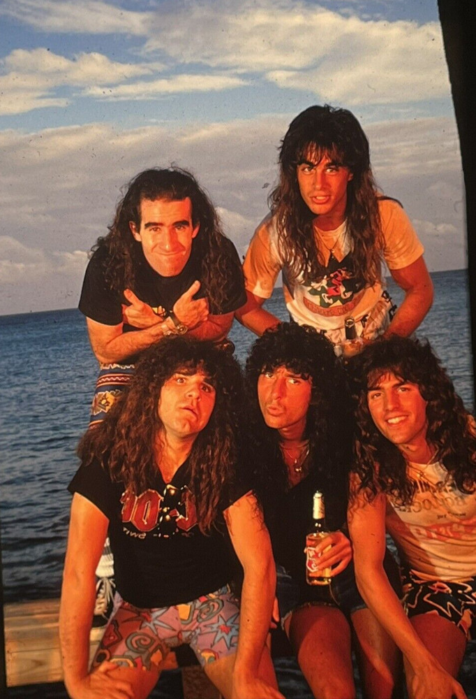 Anthrax Photographic Transparency Kerrang Original Ray Palmer Archive Jan 1987
