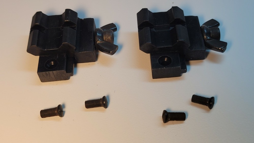 Quic-kee Flat Barrel 7/8" Hole Pattern Muzzleloader Quick Release Scope Bases