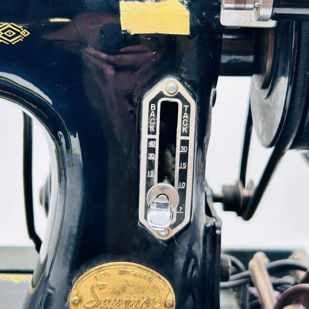 Sewmor Sewing Machine Model 303 Featherlight Portable + Case (Not working?)