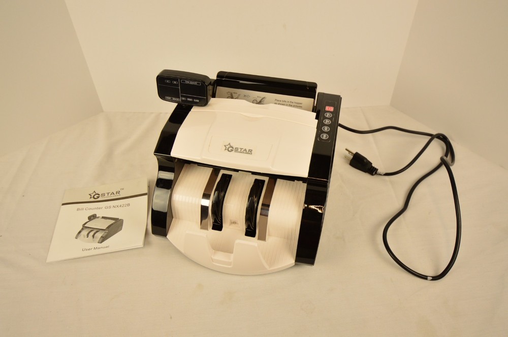 G-Star Technologies Bill Counter GS NZ-422B Tested WORKING